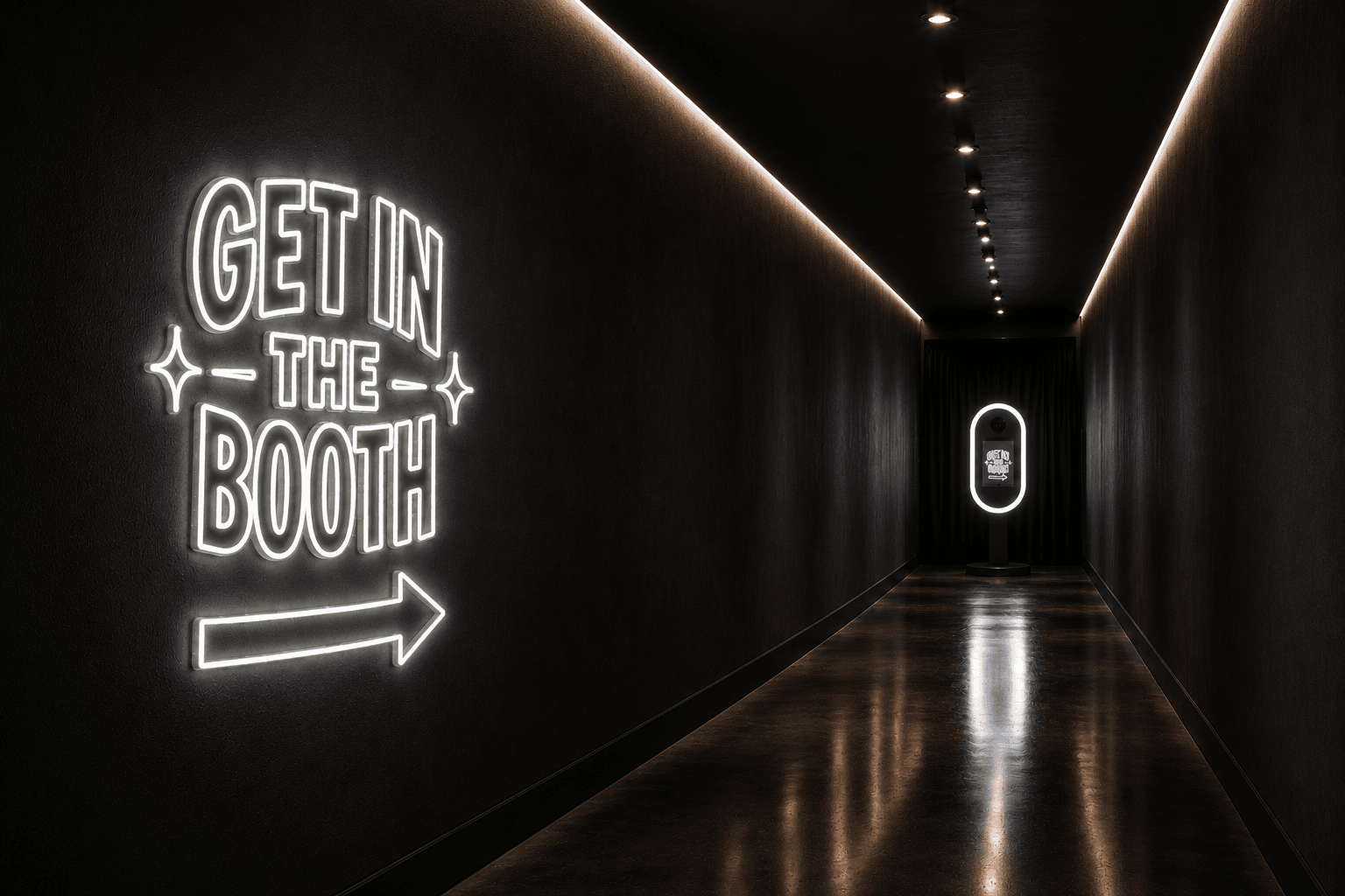 Photo Booth for Sweet 16s with Get In The Booth DSLR portraits, custom overlays, and instant sharing